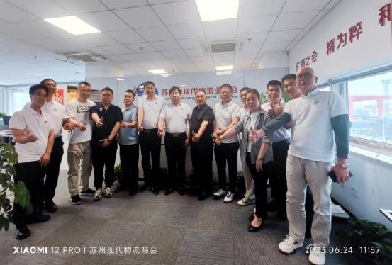 深圳物流行业协会会长万里鹏集团董事长王利强率队拜访苏州市现代物流业商会
