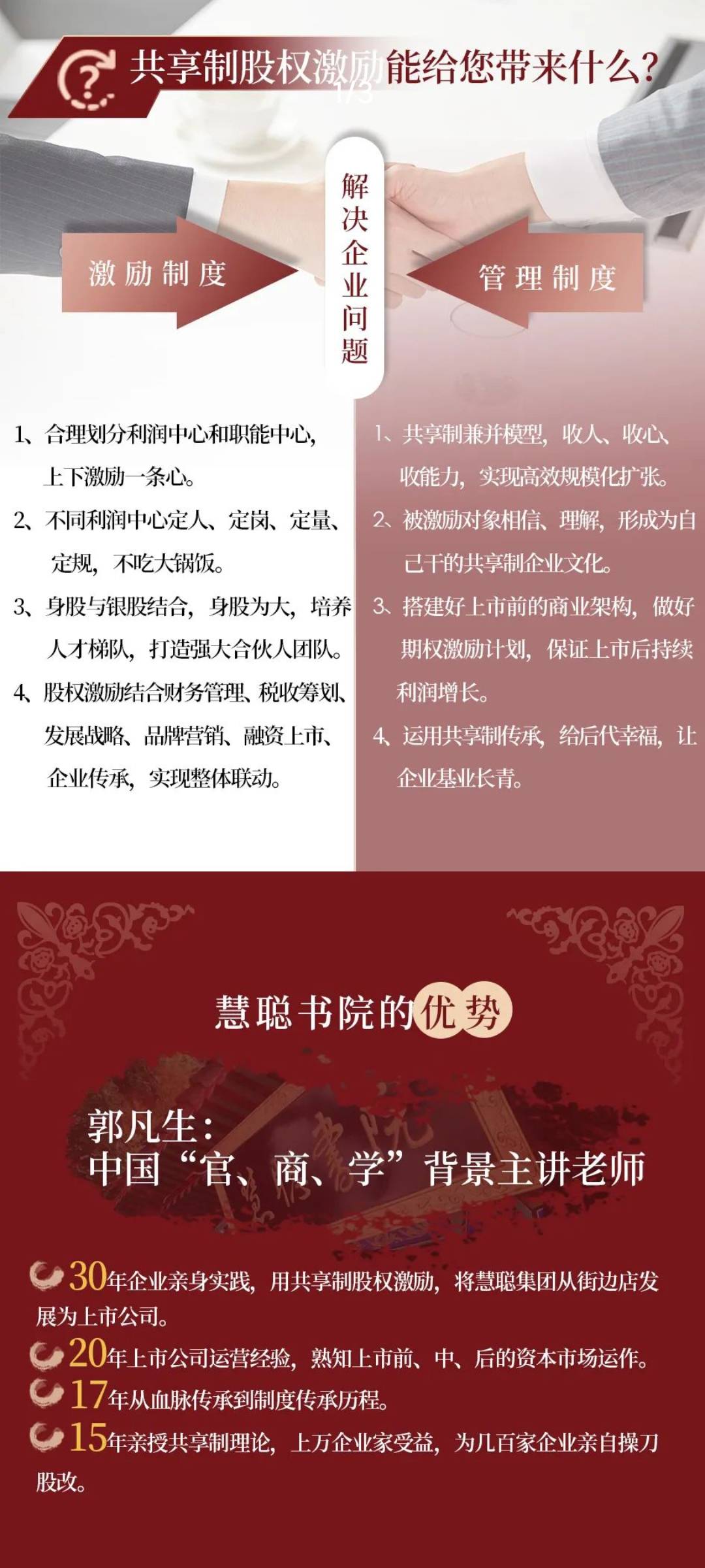 共享制股权激励方案班.直播课